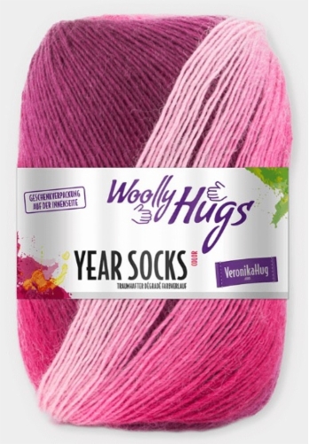 Pro Lana Woolly Hugs Year Socks, 100g
