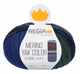 Regia Premium Merino Yak Color 4-ply, 100g